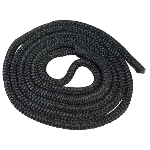 Braided 10mm Fender Rope - Black