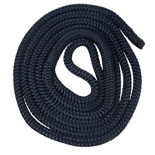 Braided 10mm Fender Rope - Navy Blue