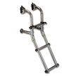 Trem Stainless Steel Folding Boarding Ladder - 1 Fixed & 2 Folding Steps