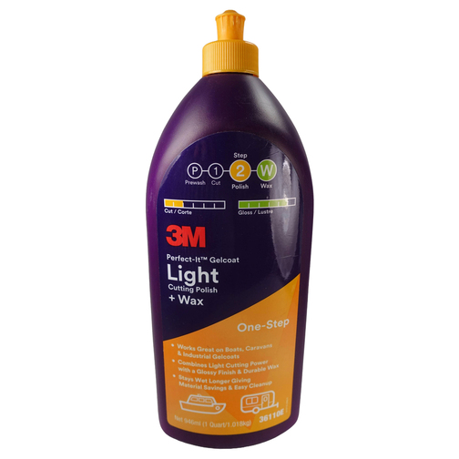 3M Perfect-It Gelcoat Light Cutting Compound & Wax - 946ml